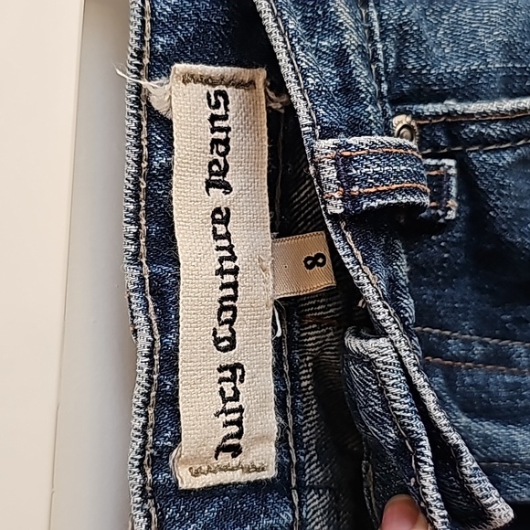 Juicy Couture Jeans Boot Cut in Kids Size 8 EUC - Picture 7 of 7